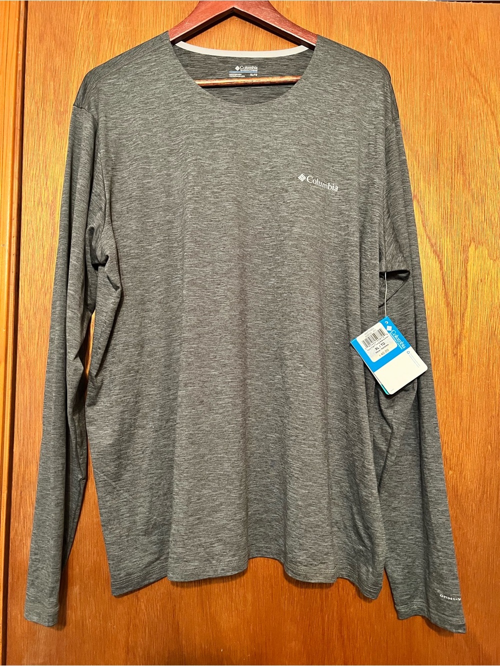 Columbia Long Sleeve Performance Tee - Heather Gray